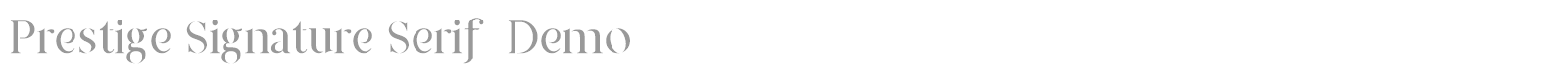 Prestige Signature font preview